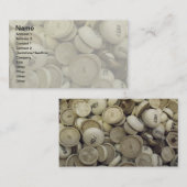  warme en koude porseleinen visitekaartje (Voorkant / Achterkant)