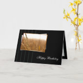 Warme en stijlvolle verjaardag kaart (Gele Bloem)