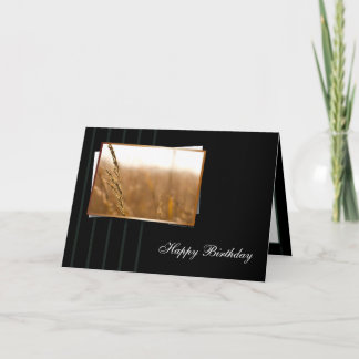 Warme en stijlvolle verjaardag kaart