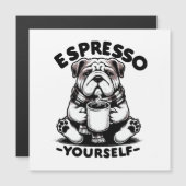 Warme Espresso Bulldog (Voorkant / Achterkant)
