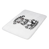 Warme Espresso Bulldog Badmat (Gekanteld)