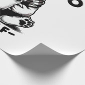 Warme Espresso Bulldog Cadeaupapier (Hoek)