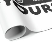 Warme Espresso Bulldog Cadeaupapier (Rol Hoek)