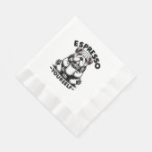 Warme Espresso Bulldog Servet (Hoek)