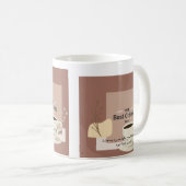 Warme esthetische beste koffietijd keramische mok (Voorkant rechts)
