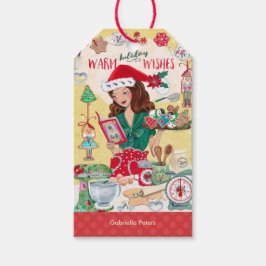 Warme feestdagen | Bakken van koekjes | Cadeaublaa Cadeaulabel