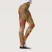 Warme gebloemde legging (Rechts)
