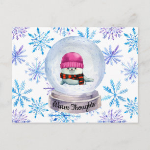 Warme gedachten briefkaart