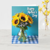 Warme Gele Moeders Liefde Kaart (Gele Bloem)
