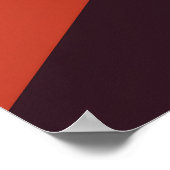 Warme geometrische abstracte wandkunst poster (Hoek)