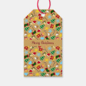Warme & Gezellige Traditionele Cadeaublaadjes Cadeaulabel (Voorkant)