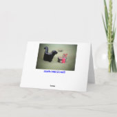 Warme gloed van al die kaarsen kaart (Achterkant)