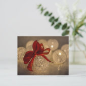 Warme Gloed van Kerstmis 2024 Feestdagenkaart (Staand voorkant)