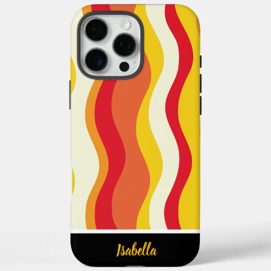 Warme, golvende patronen creëer harmonie Case-Mate iPhone case (Achterkant)