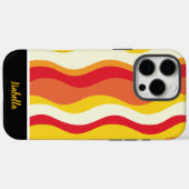 Warme, golvende patronen creëer harmonie Case-Mate iPhone case (Achterkant (horizontaal))