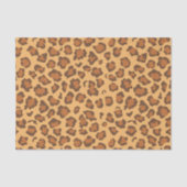 Warme goudbruine klassieke luipaardprint decoupage tissuepapier (Voorkant)