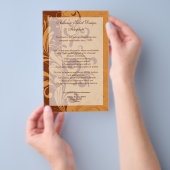 Warme Gouden Herfst Werveling Flyer (Hand)