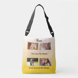Warme Gradiënt – Vier-Foto Aandenken Crossbody Tas