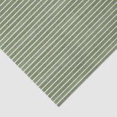 Warme groene strepen patroon tissuepapier (Detail)