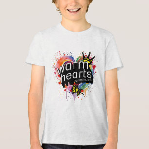 Warme Harten - Gezellig en Hartelijk Ontwerp Tri-Blend Shirt