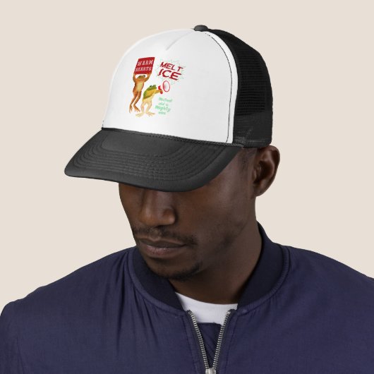 Warme harten smelten ijs trucker pet (In situ)