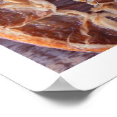 Warme herfst citrus lavendel gezellige keuken muur poster (Hoek)