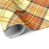 Warme herfst geruite inpakpapier (Rol Hoek)