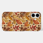 warme Herfst herfst en kaneelpatroon Case-Mate iPhone Case (Achterkant (horizontaal))