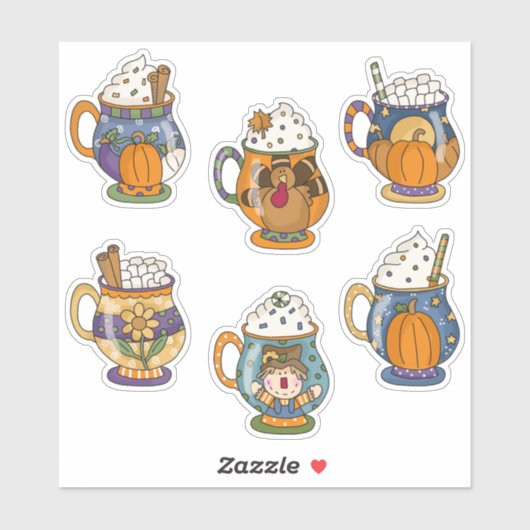 Warme Herfst Sticker (Vel)