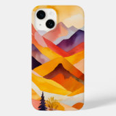 Warme herfstbergen Case-Mate iPhone case (Achterkant)