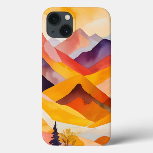 Warme herfstbergen Case-Mate iPhone case (Achterkant)