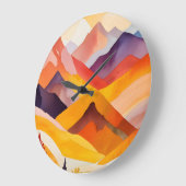 Warme herfstbergen grote klok (Hoek)