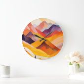 Warme herfstbergen grote klok (Huis)