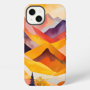 Warme herfstbergen iPhone 13 hoesje