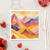 Warme herfstbergen servet (Insitu)