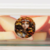 Warme herfstbladeren, magische seizoensgeschenken labels (Aangebracht)