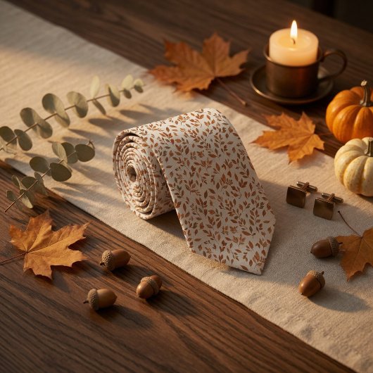 Warme herfststemmingen stropdas