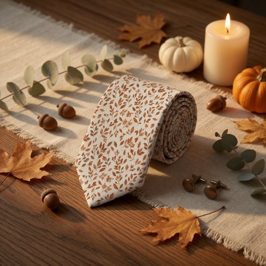 Warme herfststemmingen stropdas
