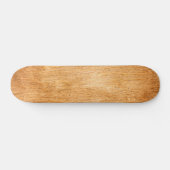 Warme houttextuur persoonlijk skateboard (Horizontaal)