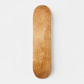 Warme houttextuur persoonlijk skateboard (Voorkant)