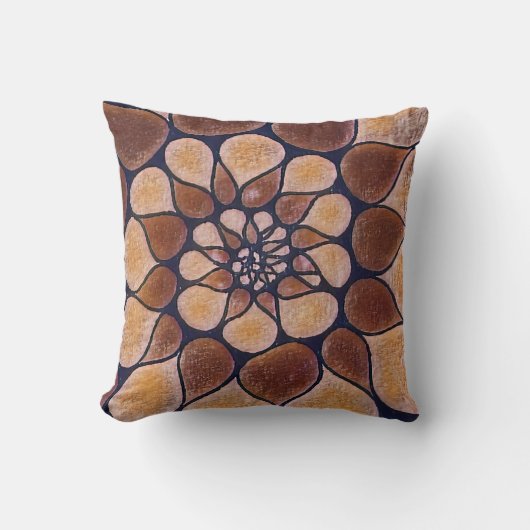 Warme impressies kussen (Voorkant)