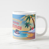 Warme Kerst Droom Grote Koffiekop (Rechts)
