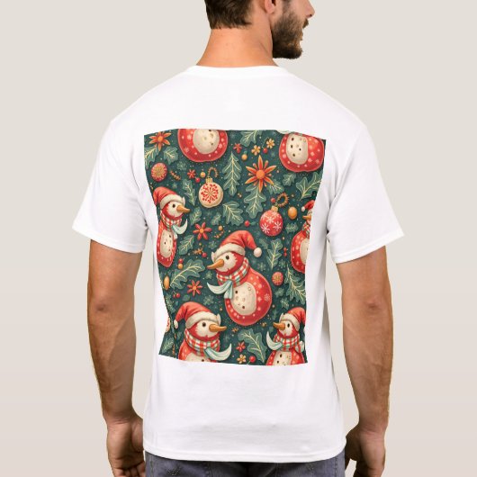 Warme kerst T-shirt (Achterkant)