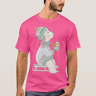 warme kerst vrienden t-shirt