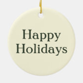 Warme kerstboom keramisch ornament (Achterkant)