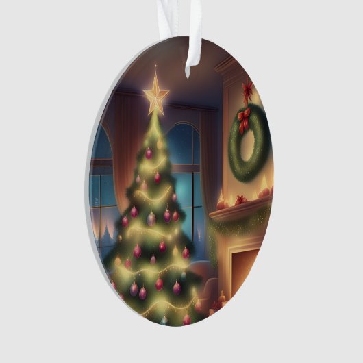 Warme kerstboom ornament (voorkant)