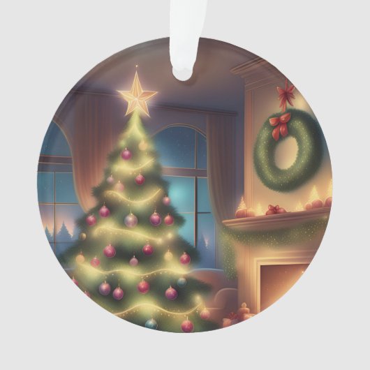 Warme kerstboom ornament (voorkant)