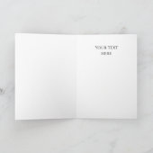 Warme kerstkaarten kaart (Binnen)