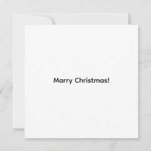 Warme Kerstkat Plat Kaart