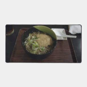 Warme Kitsune Udon Noedelsoep met Aburaage en Sc Bureaumat
